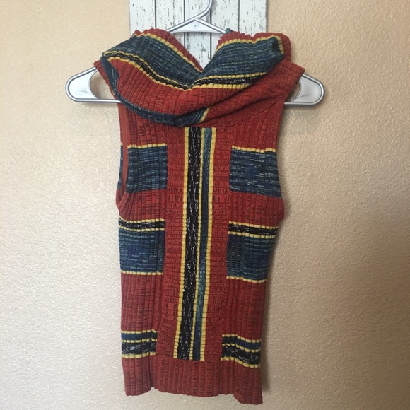 Free People Carly Cowl Striped Knit Top - Picture 6 of 8